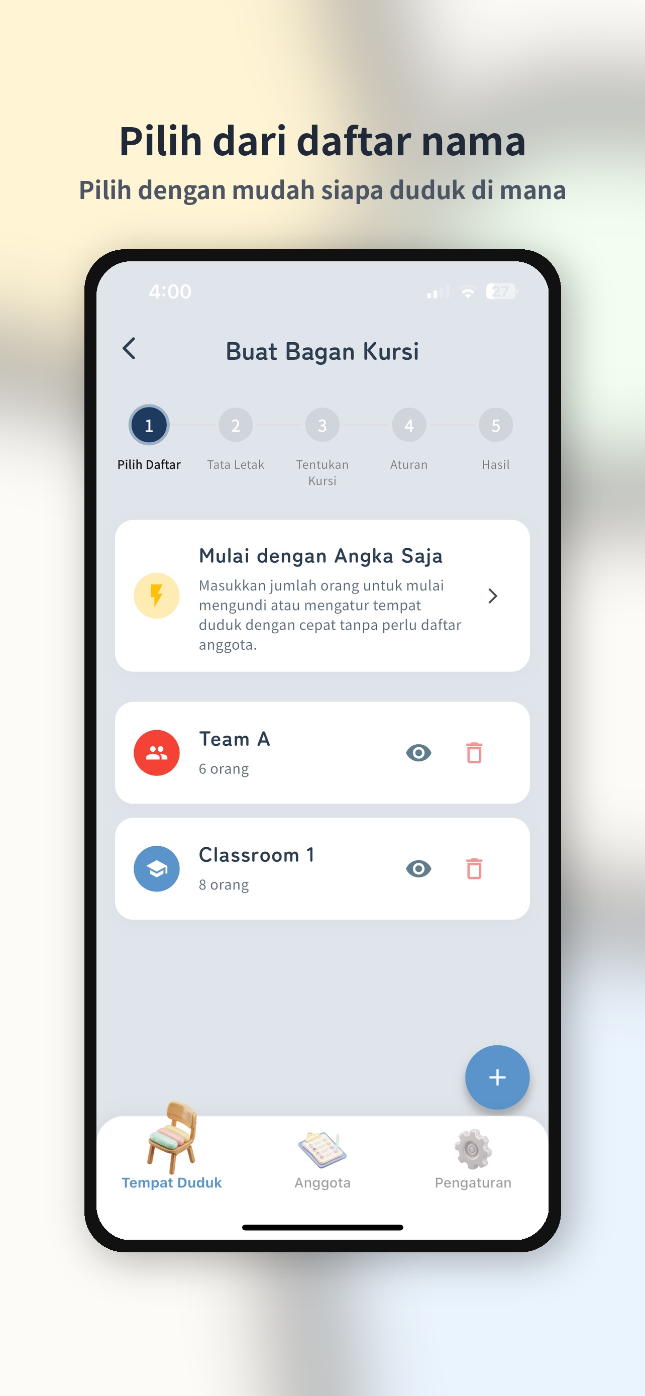 Buat Daftar Seketika